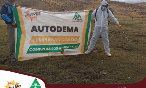 AUTODEMA realiza Demostración para la prevención y control del caracol en la etapa larvaria de la Faciola hepática mediante el uso de sulfato de cobre y su capacitación en el manejo y prevención de esta sustancia, en el anexo de Tarucamarca, Pusa Pusa y Apacheta Rajada, en el distrito de Tisco provincia de Caylloma.