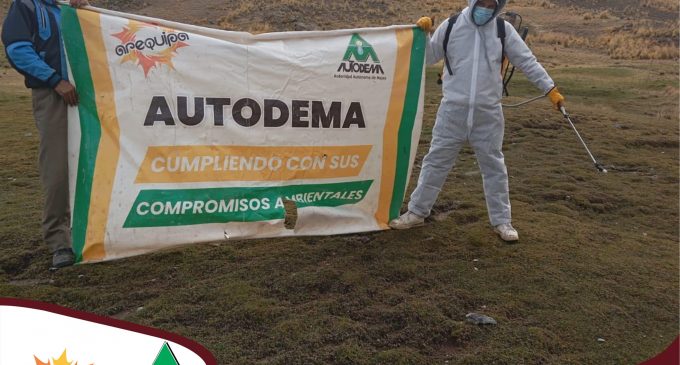 AUTODEMA realiza Demostración para la prevención y control del caracol en la etapa larvaria de la Faciola hepática mediante el uso de sulfato de cobre y su capacitación en el manejo y prevención de esta sustancia, en el anexo de Tarucamarca, Pusa Pusa y Apacheta Rajada, en el distrito de Tisco provincia de Caylloma.