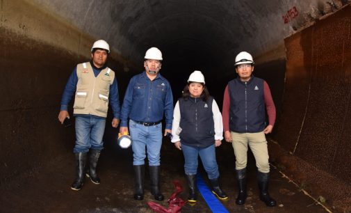 Autodema inspeccionó infraestructura hídrica del Túnel 9