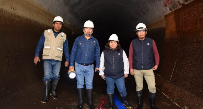 Autodema inspeccionó infraestructura hídrica del Túnel 9